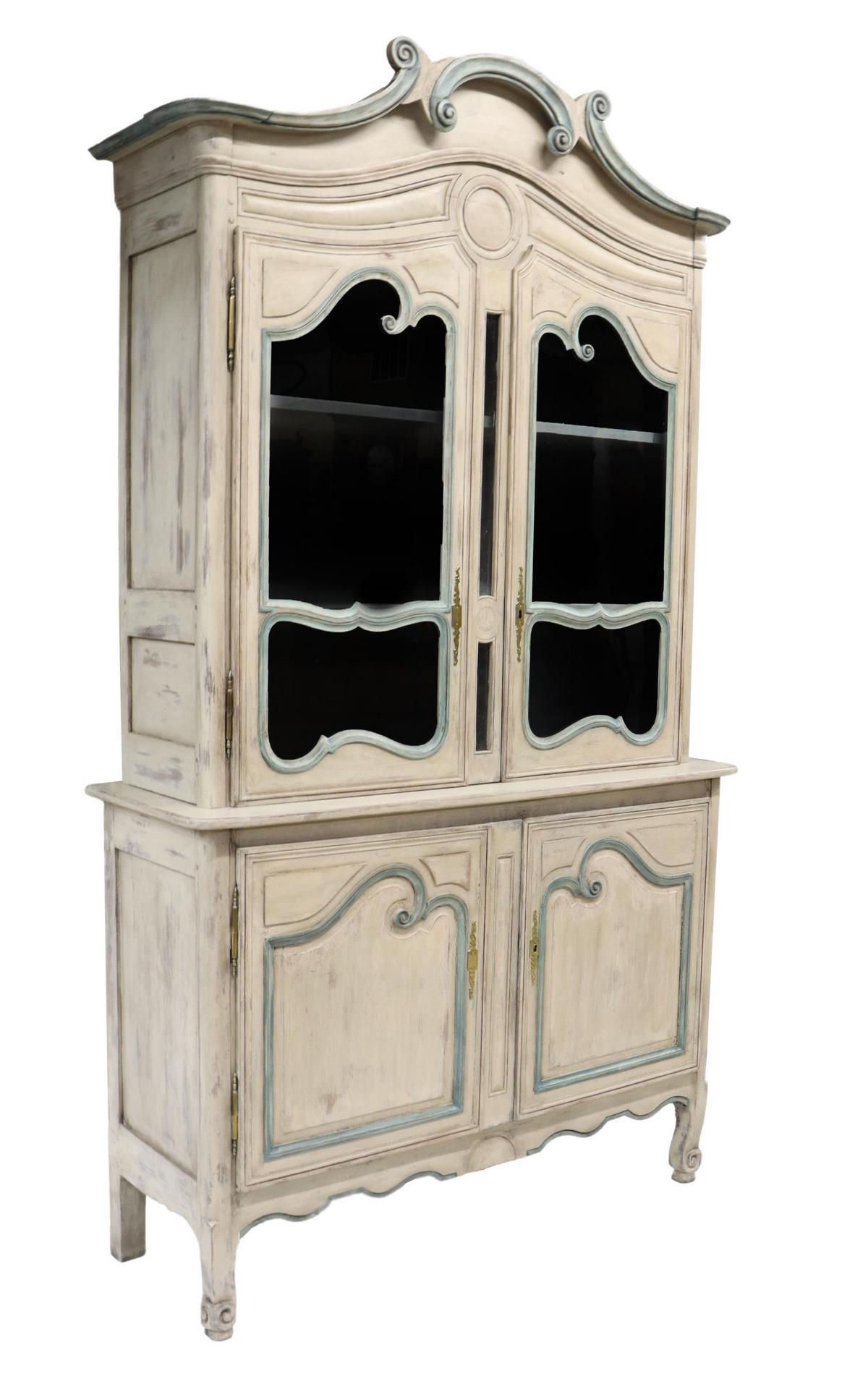 FRENCH PROVINCIAL LOUIS XV STYLE PAINTED SIDEBOARD (1 of 4)