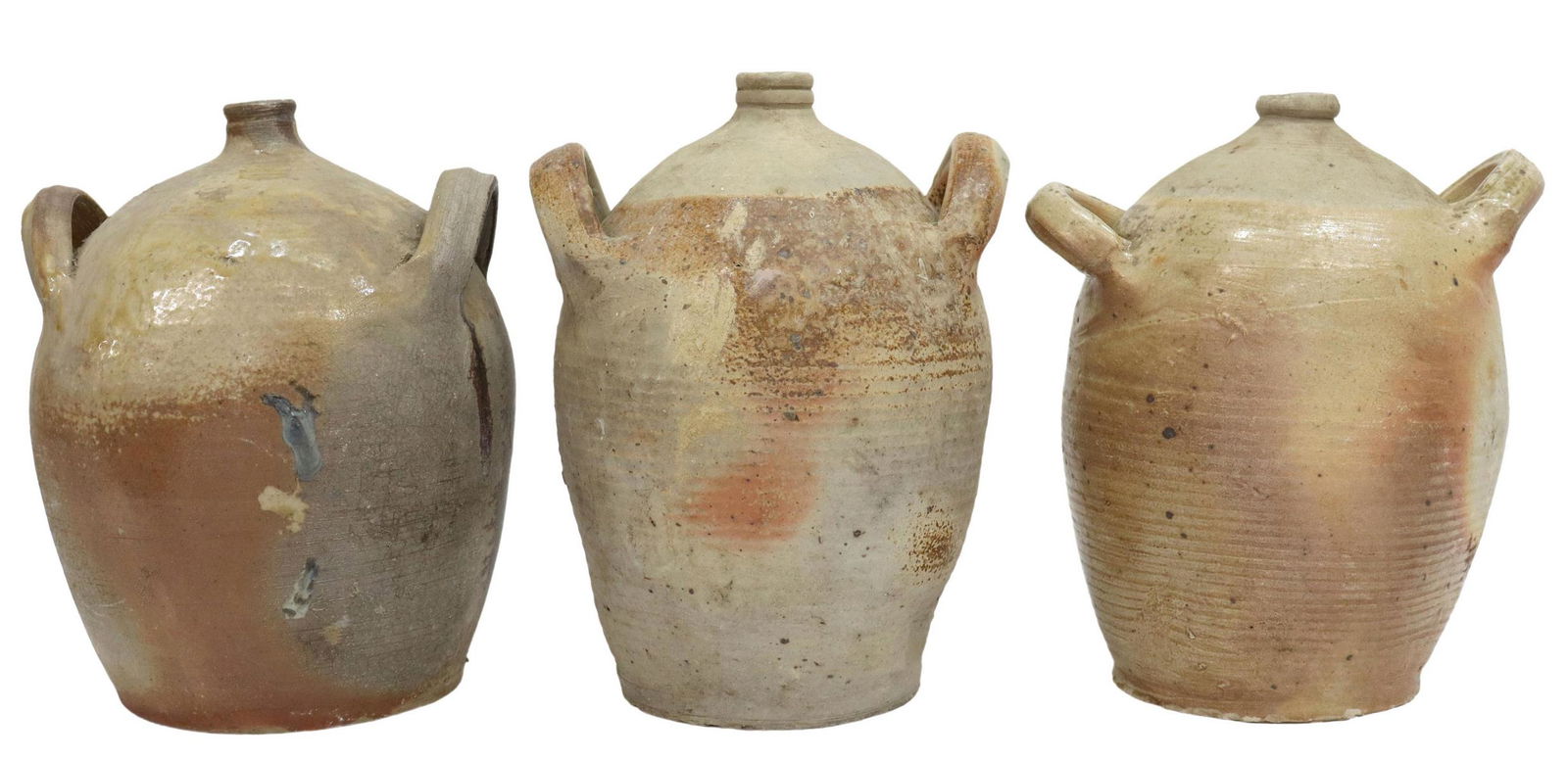 (3) FRENCH PROVINCIAL EARTHENWARE JUGS (1 of 3)