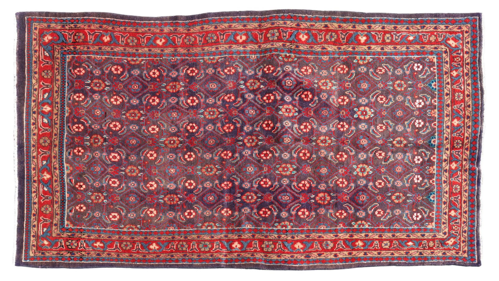 HAND-TIED PERSIAN SHERIVAN RUG, 7'2.5" X 4'0" (1 of 3)