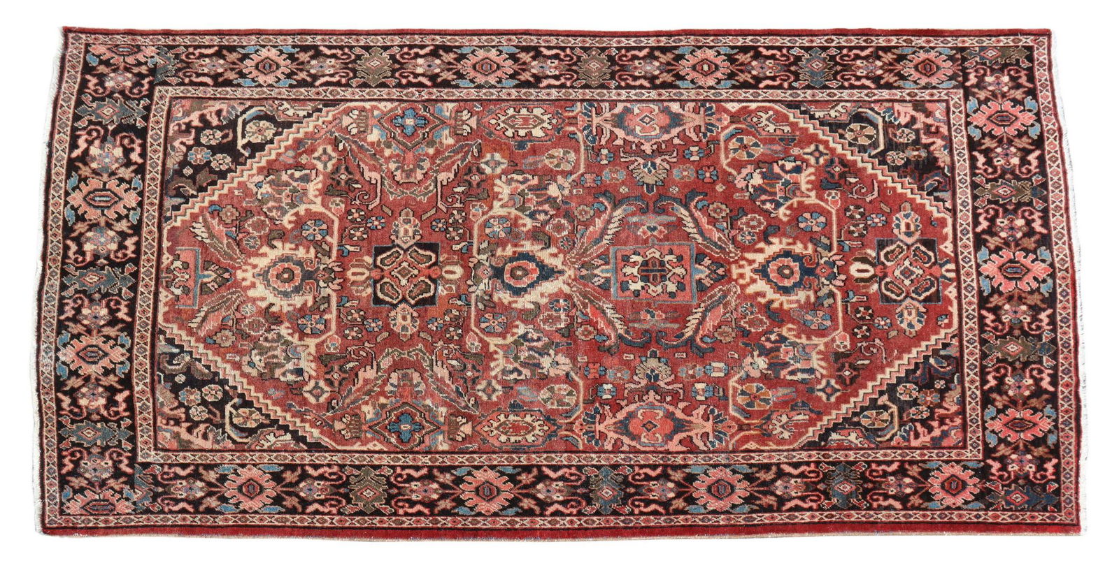 HAND-TIED PERSIAN MAHAL RUG, 10'1" X 7'3" (1 of 3)