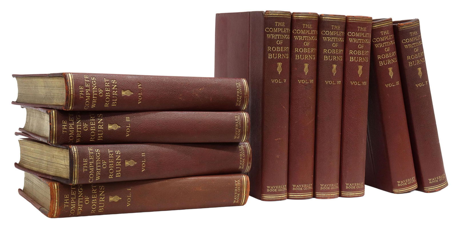 (10 VOL) 'THE COMPLETE WRITINGS OF ROBERT BURNS' (1 of 7)