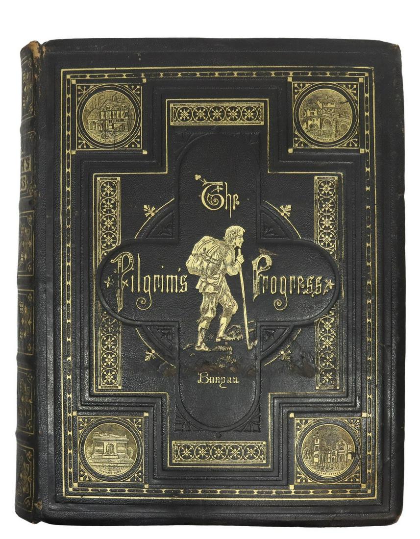 BOOK: 'PILGRIM'S PROGRESS' ELABORATE BINDING (1 of 6)