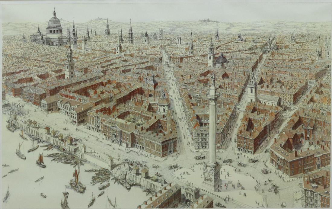 PAUL DRAPER PRINT CHRISTOPHER WREN'S LONDON (1 of 6)