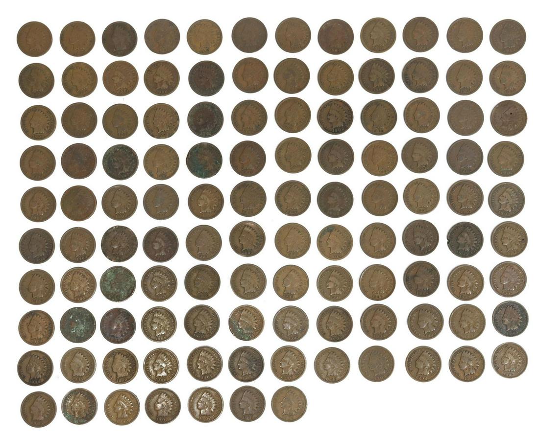 (115) U.S. INDIAN HEAD PENNIES (1 of 2)