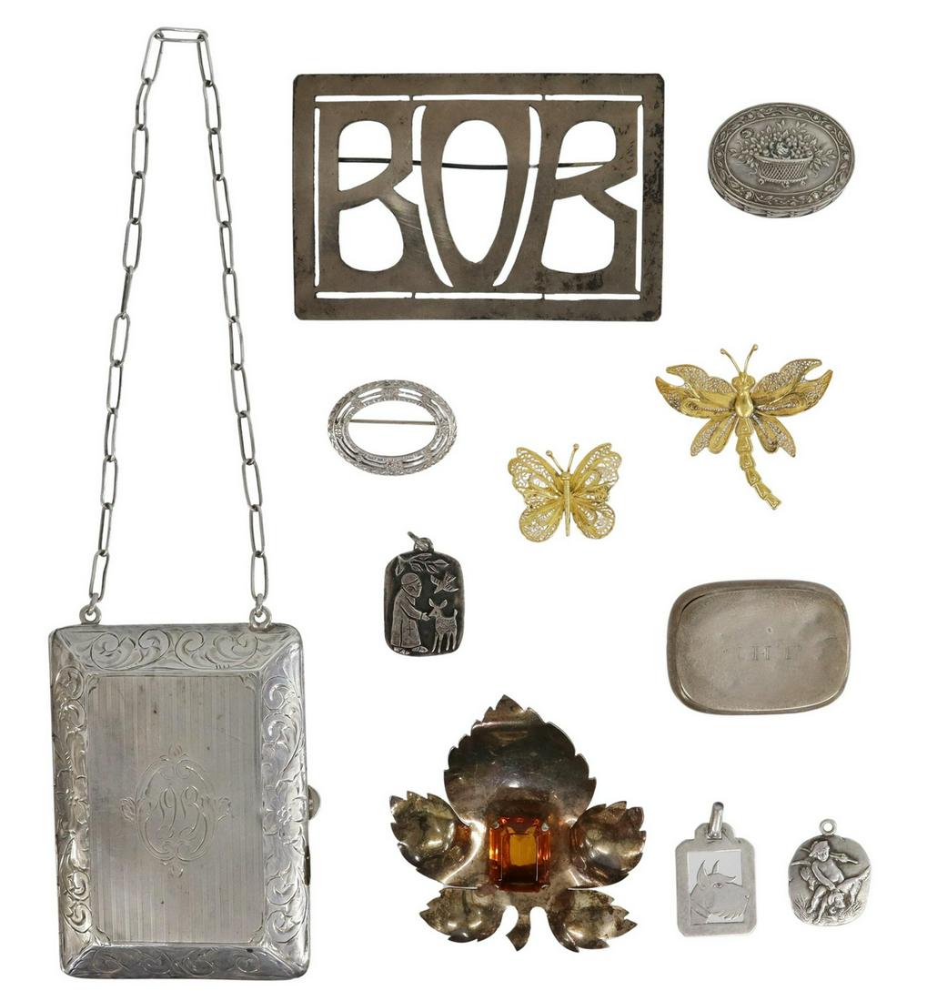 (11) STERLING SILVER JEWELRY & ACCESSORIES (1 of 3)