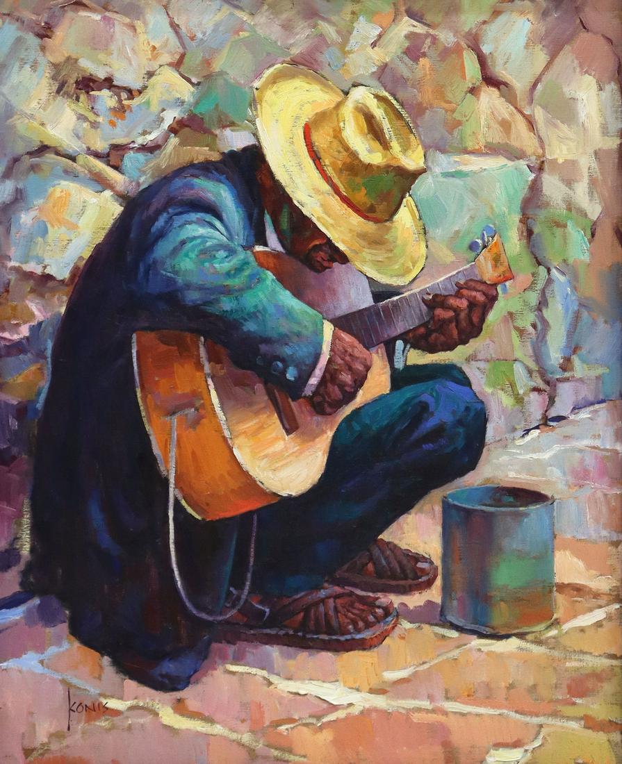 BEN KONIS (1924-2006) 'A PESO FOR YOUR THOUGHTS' (1 of 4)