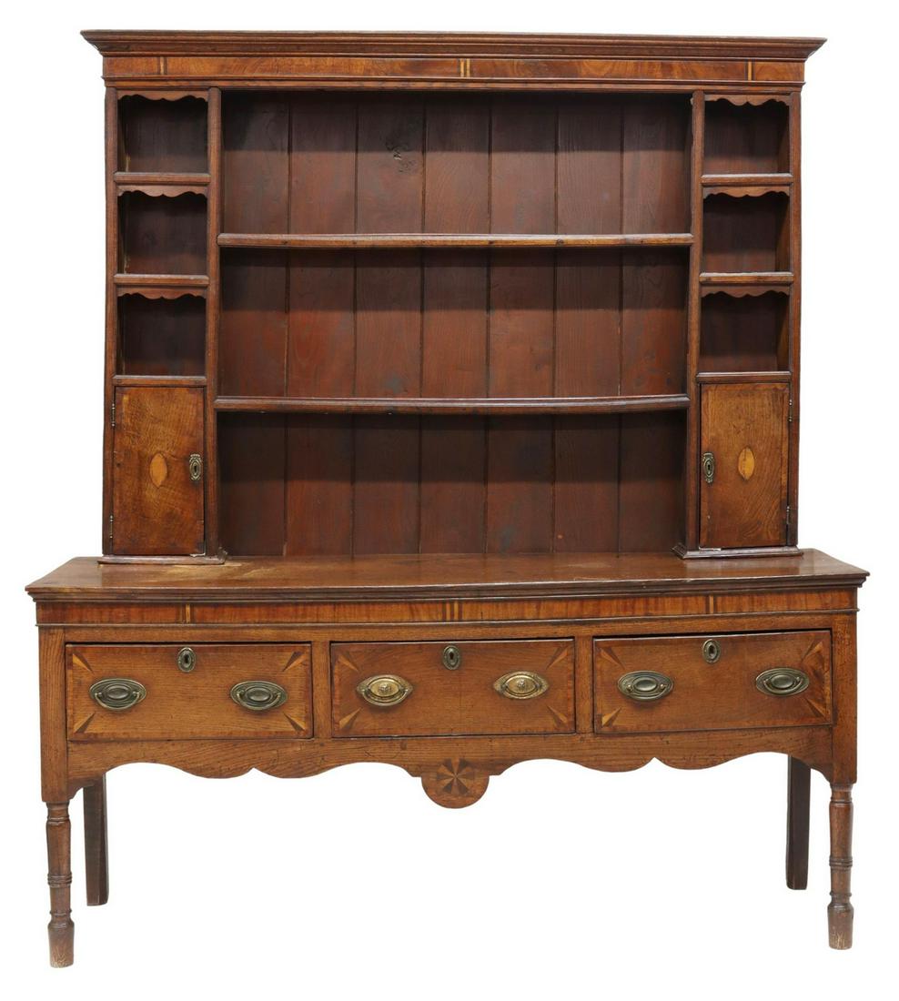 ENGLISH OAK WELSH DRESSER KITCHEN CUPBOARD (1 of 5)