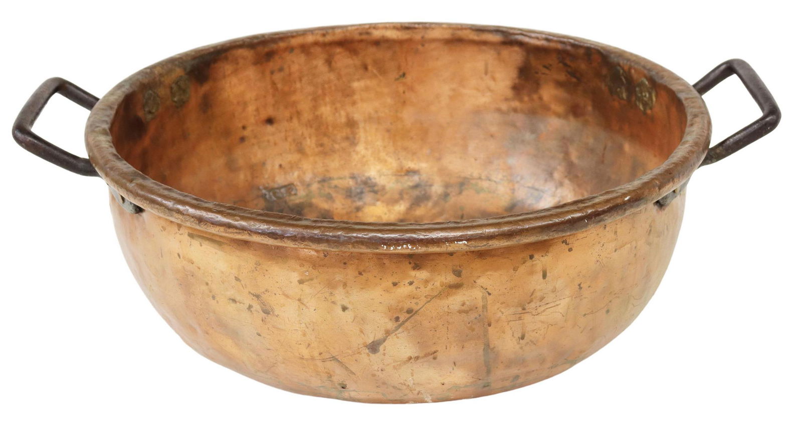 CONTINENTAL OVERSIZED COPPER & IRON POT (1 of 4)