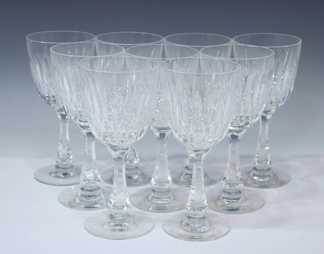 (9) HAWKES 'EARDLEY' CUT CRYSTAL WATER GOBLETS (1 of 3)