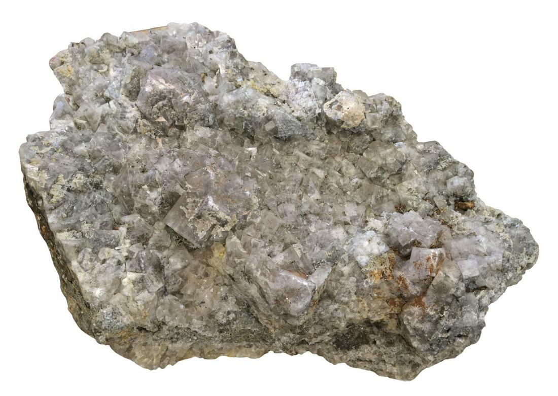 LARGE CRYSTAL QUARTZ GEODE SPECIMEN, 113LBS (1 of 2)