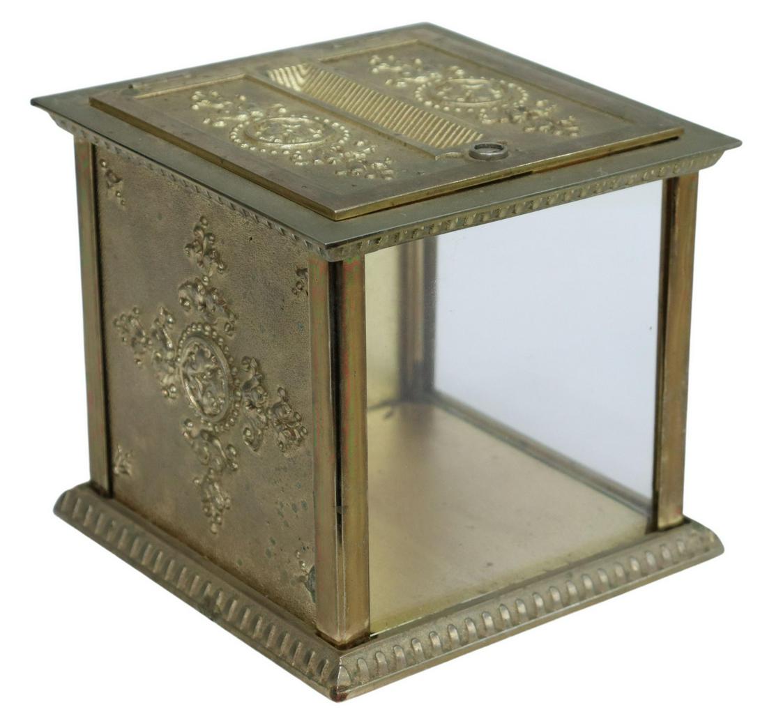 NATIONAL CASH REGISTER BRASS RECEIPT BOX (1 of 7)