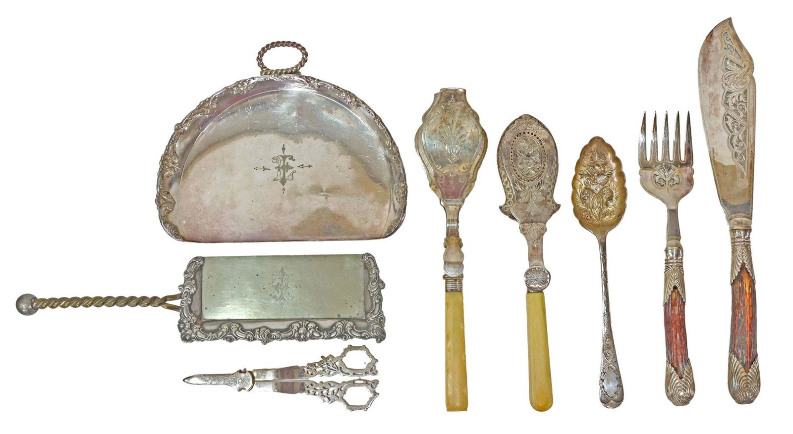 (8) ENGLISH & AMERICAN SILVER PLATE TABLEWARE (1 of 10)