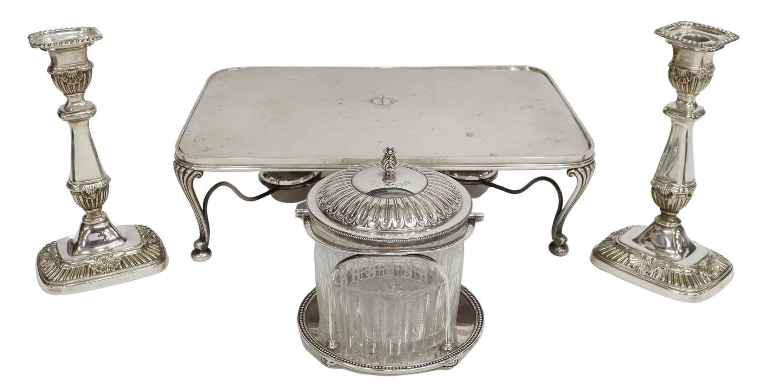 (4) ENGLISH & OTHER SILVERPLATE TABLEWARE (1 of 8)