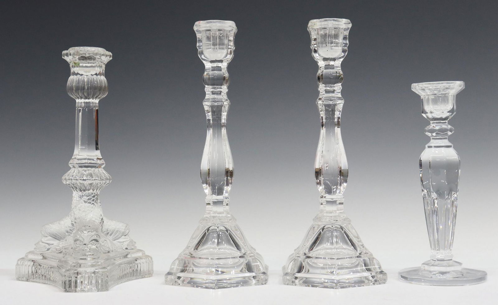 (4) TIFFANY & RALPH LAUREN GLASS CANDLESTICKS (1 of 5)