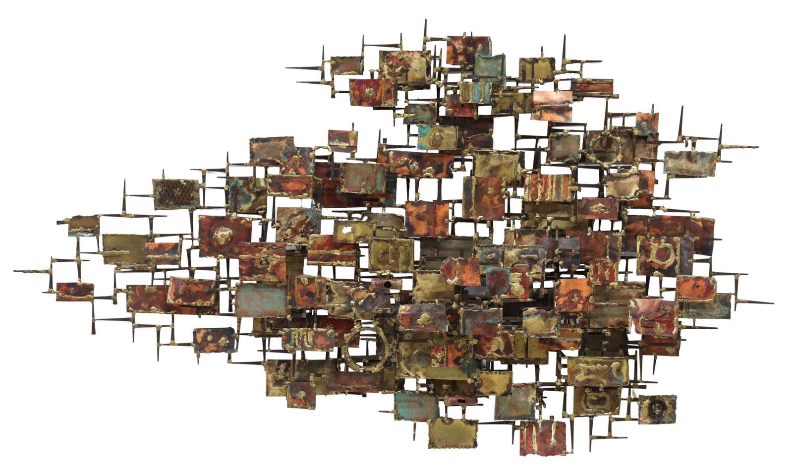 WILLIAM McKENZIE (D.2020) BRUTALIST WALL SCULPTURE (1 of 2)