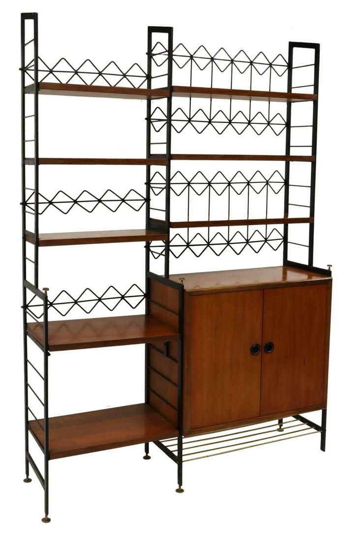 ITALIAN MID-CENTURY MODERN TEAK BOOKCASE (1 of 4)