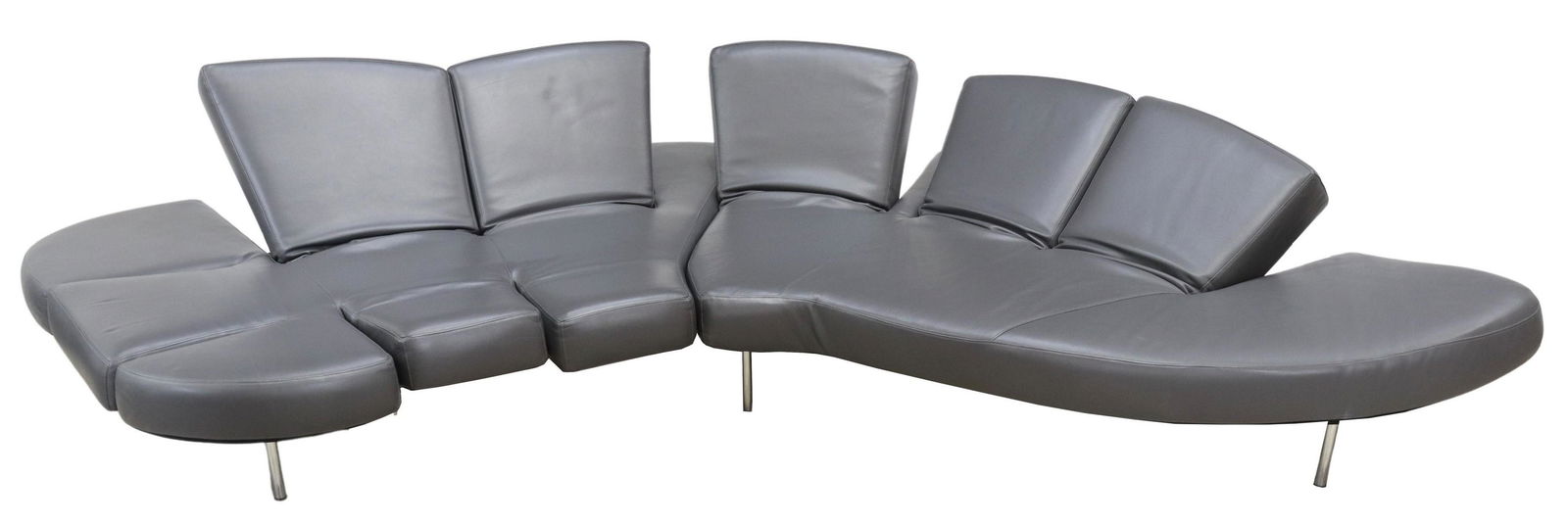 FRANCESCO BINFARE FOR EDRA 'FLAP' LEATHER SOFA (1 of 5)