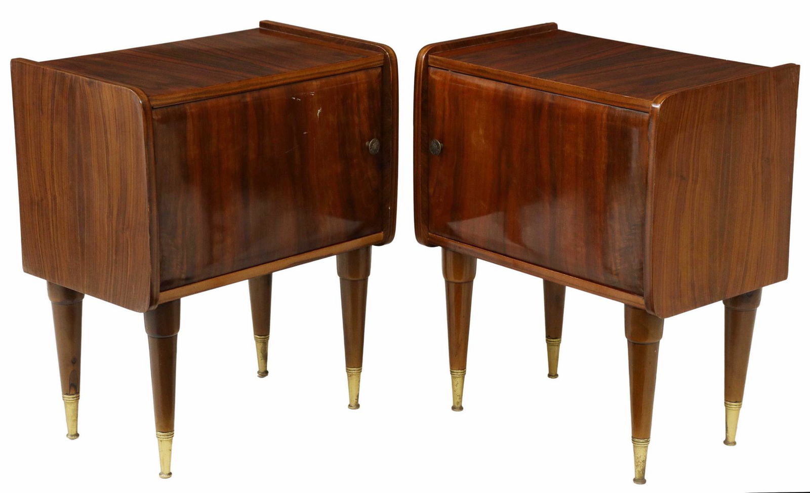 2) ITALIAN MID-CENTURY MODERN ROSEWOOD NIGHTSTANDS (1 of 5)