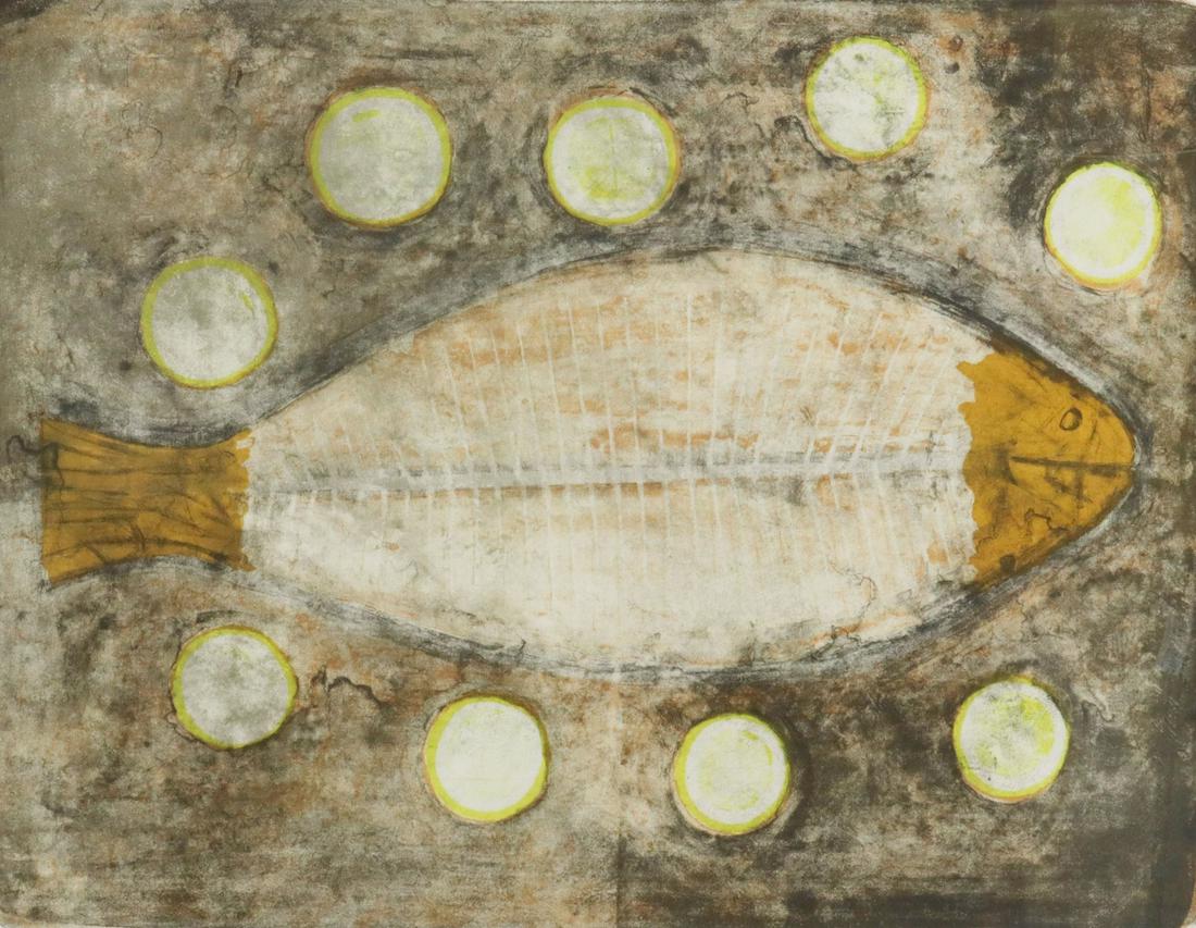 LITHOGRAPH 'MEDIO PESCADO'