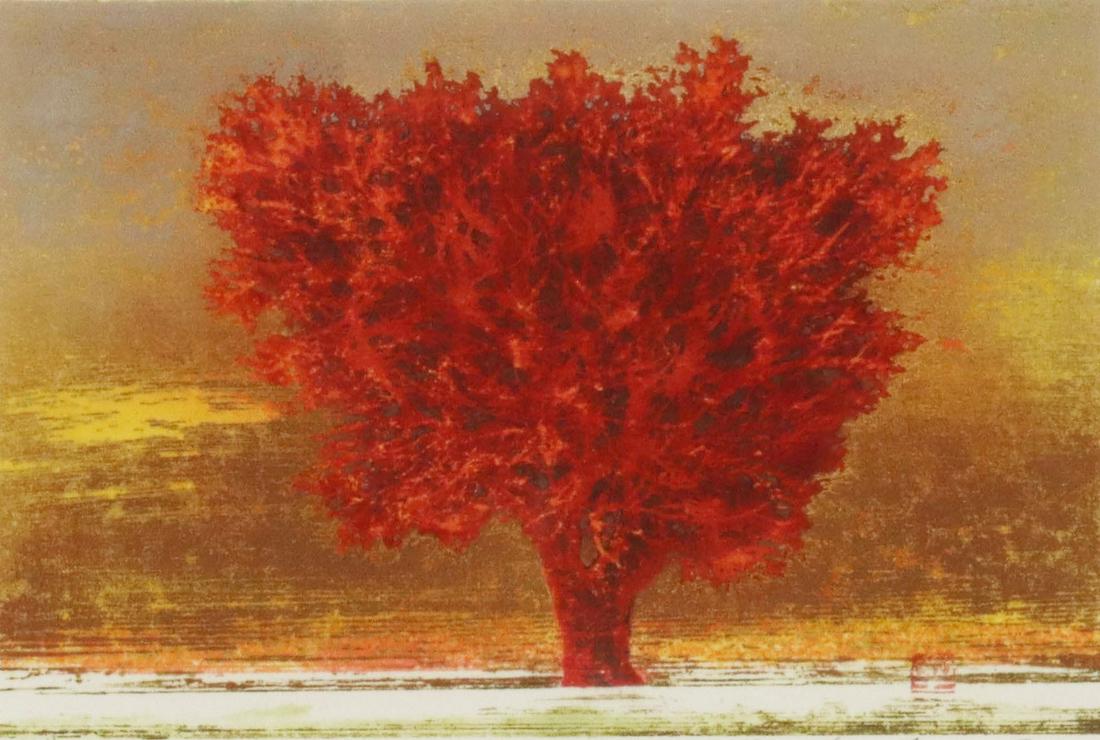 JOICHI HOSHI (1913-1979) WOODBLOCK PRINT (1 of 4)