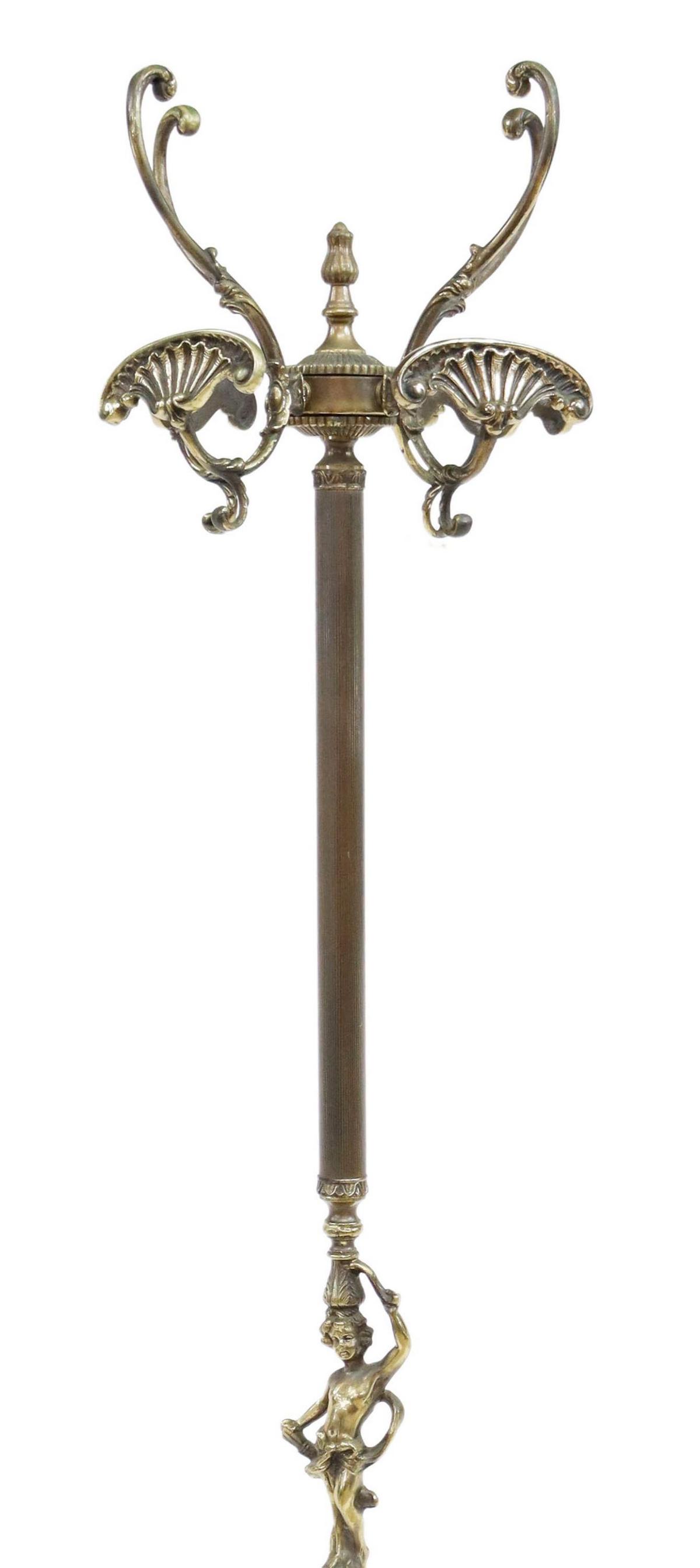 ITALIAN FIGURAL PUTTO STANDING HALL TREE (1 of 5)