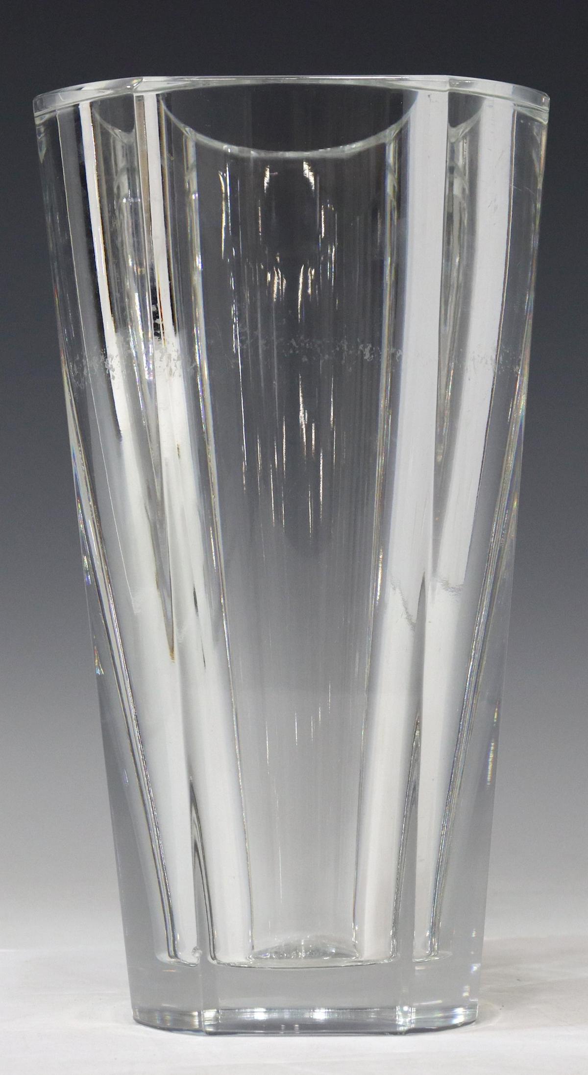 FRENCH BACCARAT CRYSTAL 'DIANE' FLOWER VASE (1 of 3)