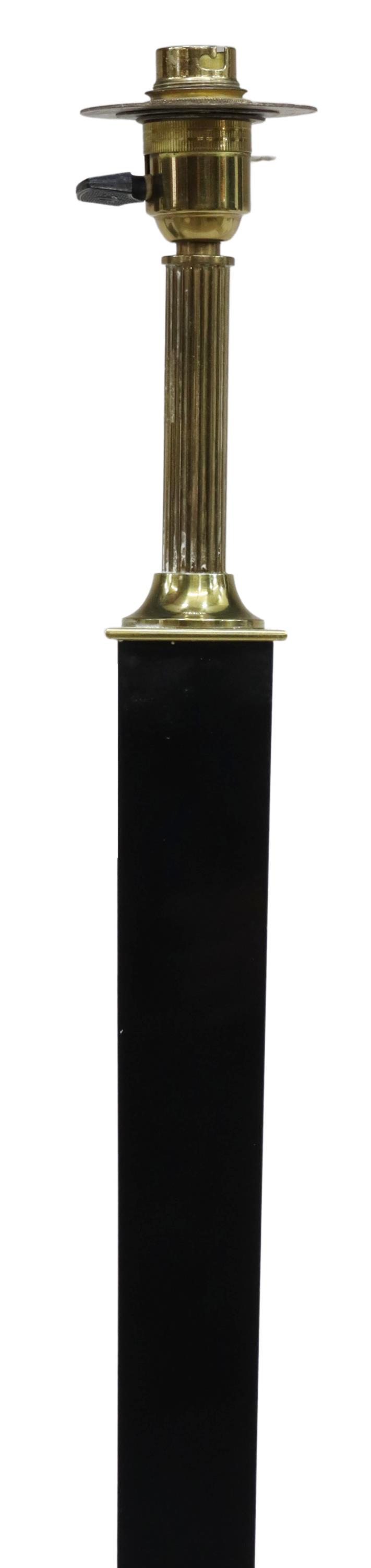 FRENCH CONTEMPORARY BRASS ONE-LIGHT FLOOR LAMP (1 of 3)