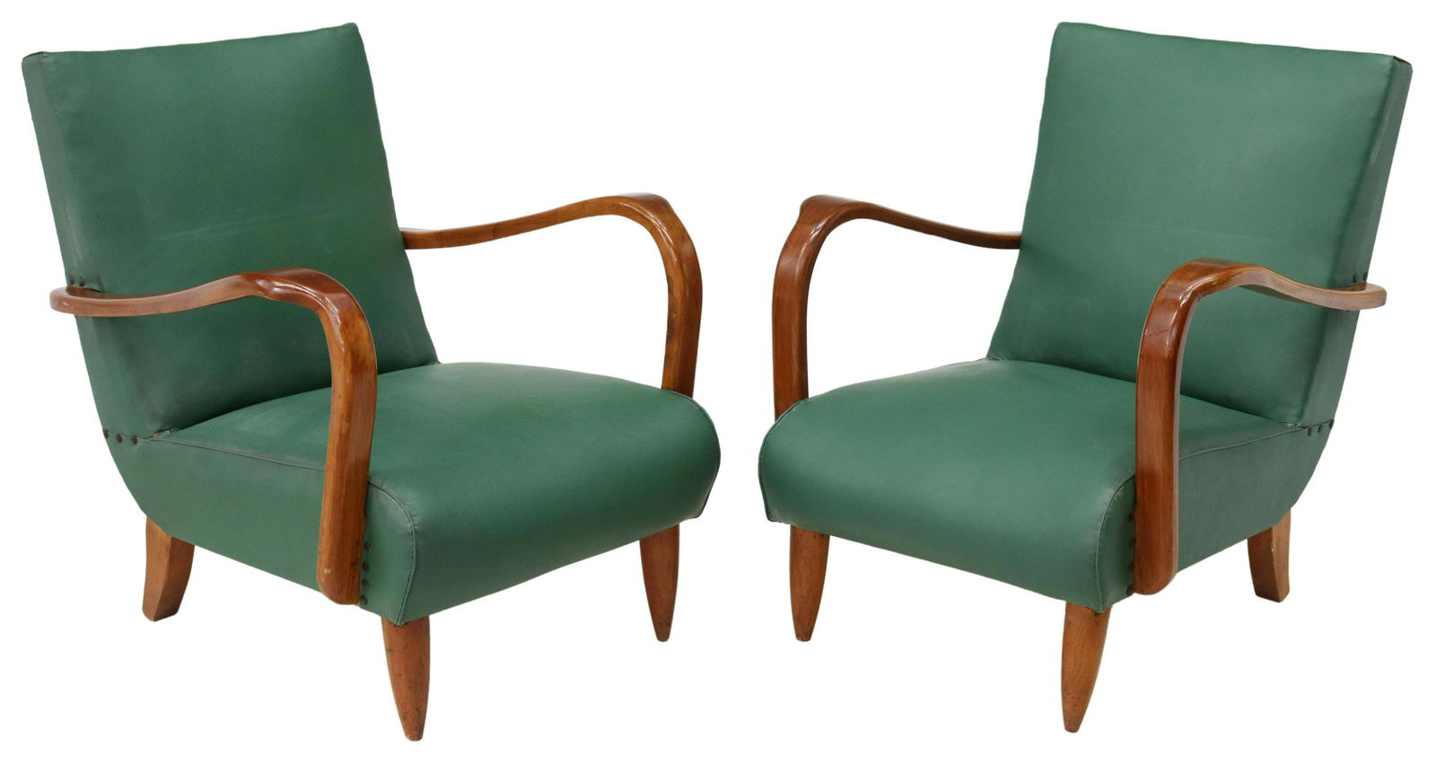 (2) ITALIAN MID-CENTURY MODERN LOUNGE CHAIRS (1 of 3)