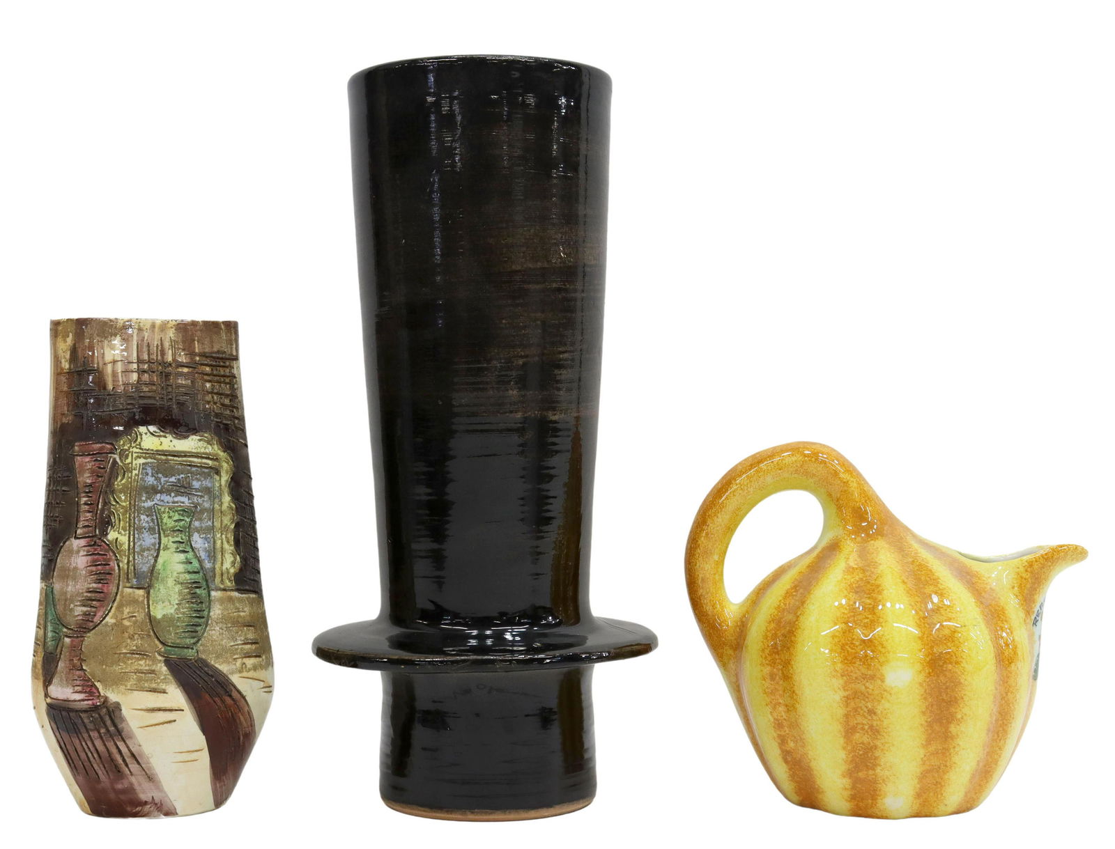 (3) ITALIAN MID-CENTURY CERAMIC TABLE ITEMS (1 of 6)