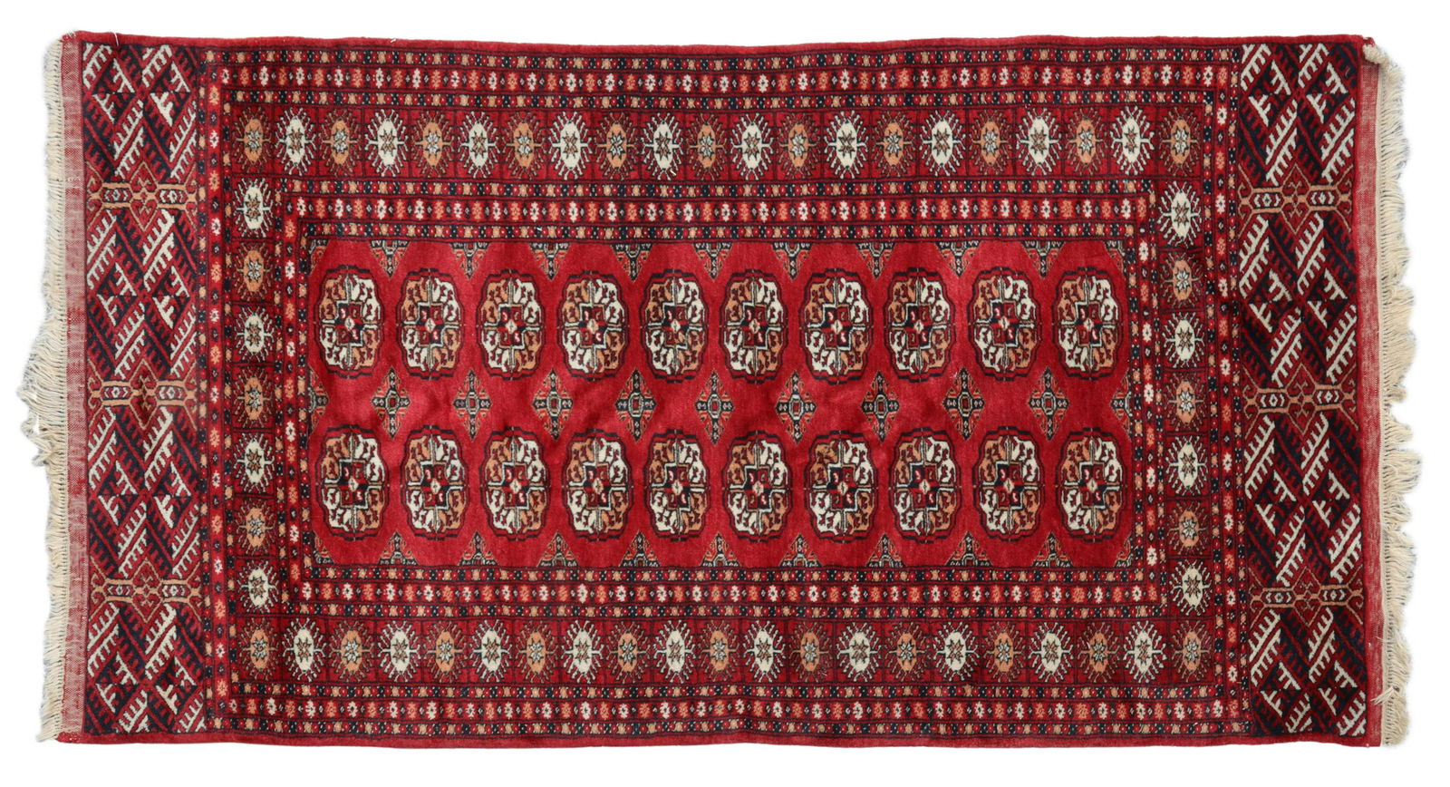 HAND-TIED PAKISTANI BOKHARA RUG, 5'5 X 2'11i (1 of 3)