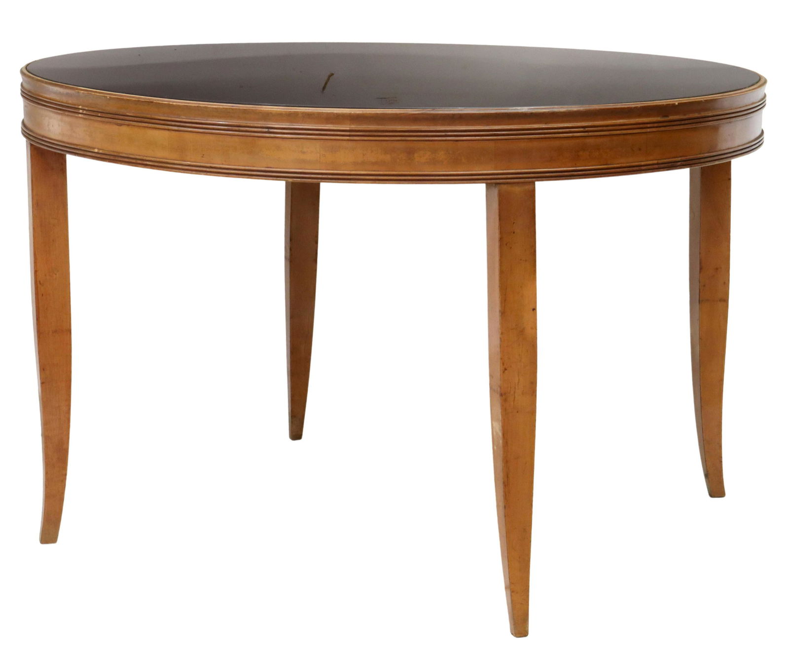 GIO PONTI  MID-CENTURY GLASS-TOP TABLE (1 of 4)