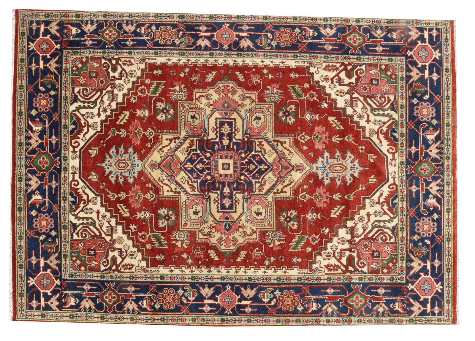 HAND-TIED PERSIAN SERAPI RUG, 10' X 7'3.5" (1 of 4)