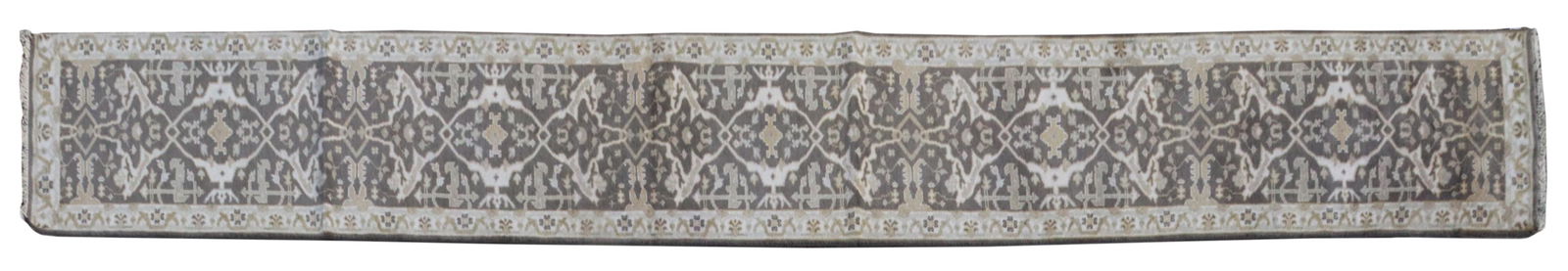 HAND-TIED PERSIAN OUSHAK RUNNER, 19'3" X 2'7" (1 of 3)