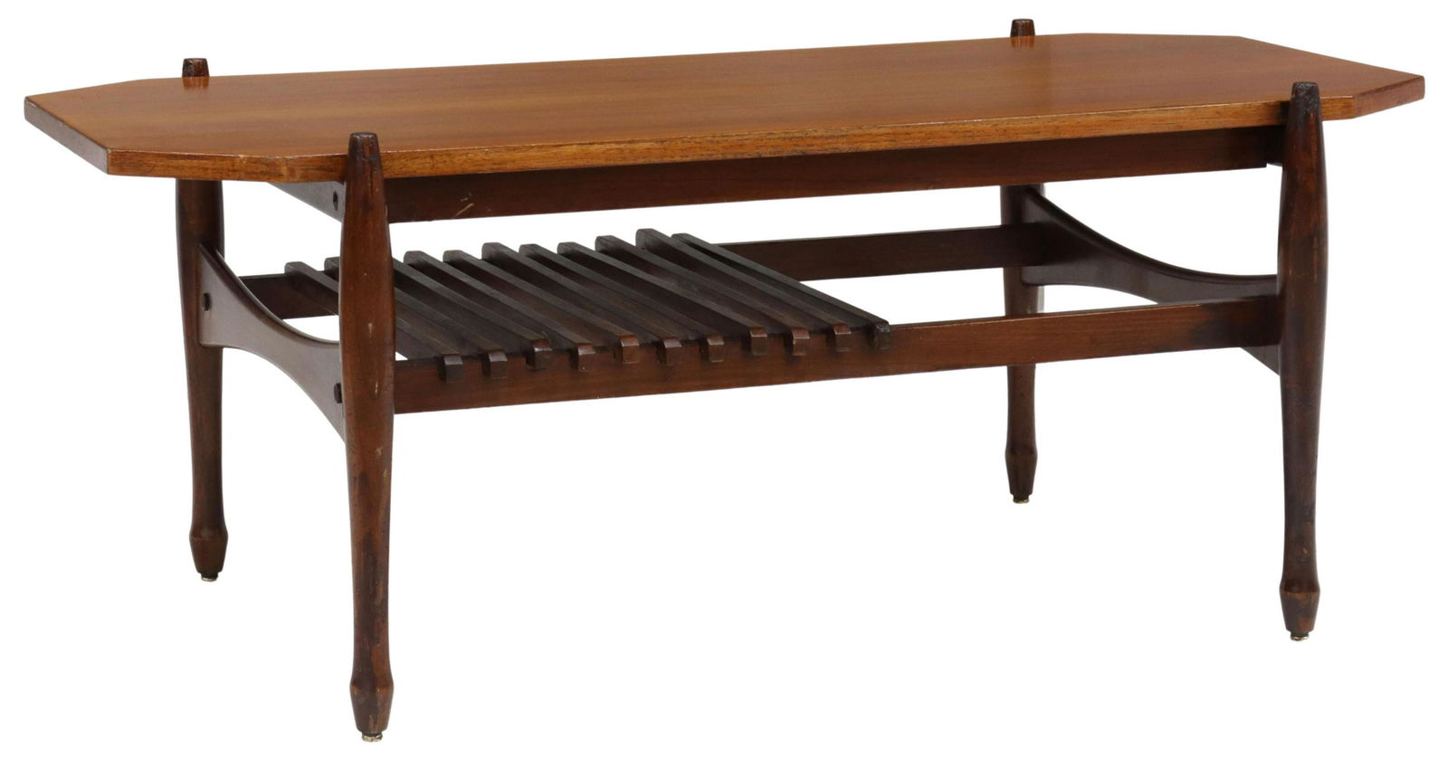 ITALIAN MID-CENTURY MODERN TEAK COFFEE TABLE (1 of 4)