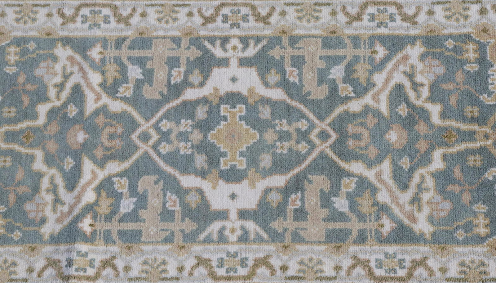 HAND-TIED PERSIAN OUSHAK RUNNER, 25'5" X 2'7" (1 of 3)