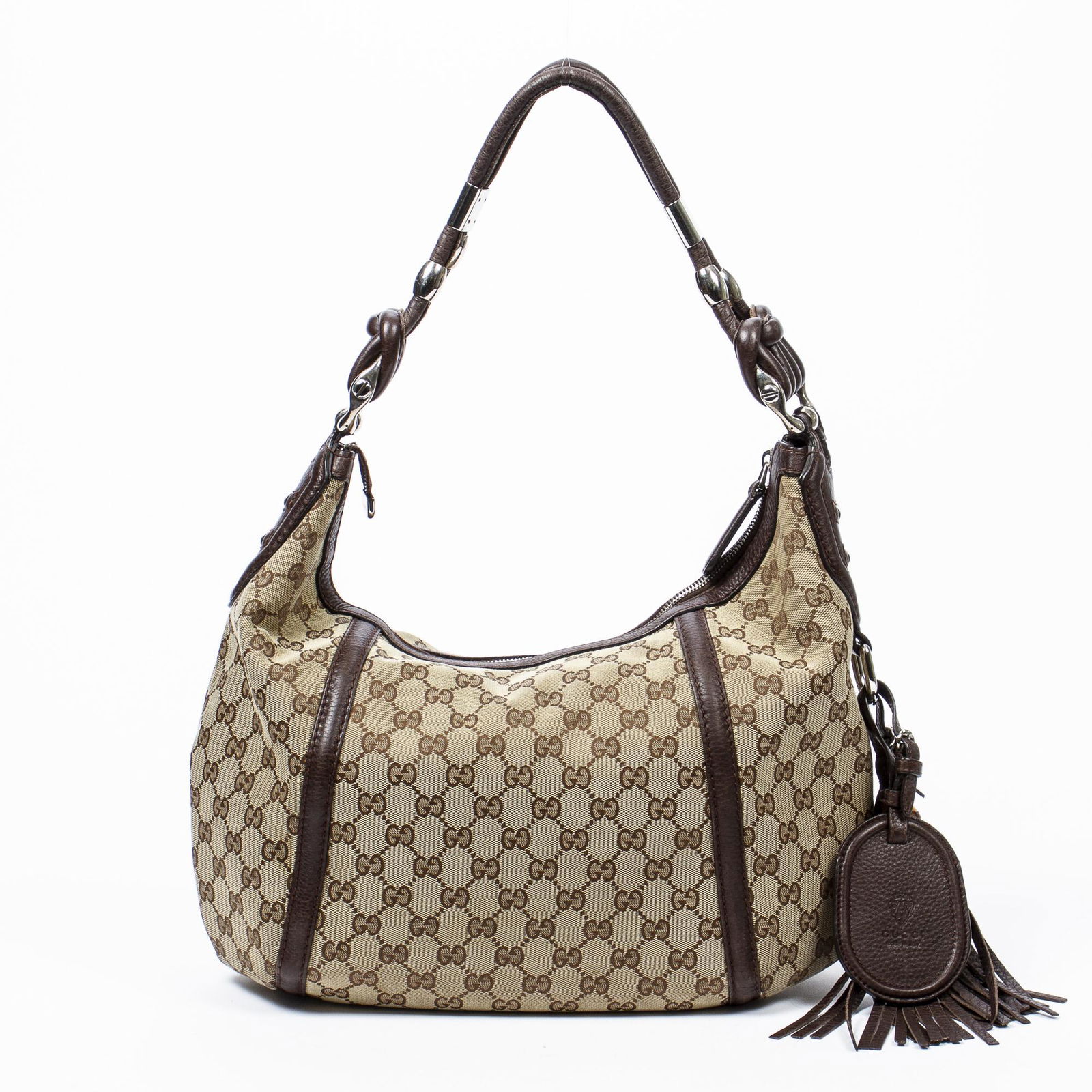 GUCCI GG CANVAS TECHNO HORSEBIT HOBO BAG (1 of 7)