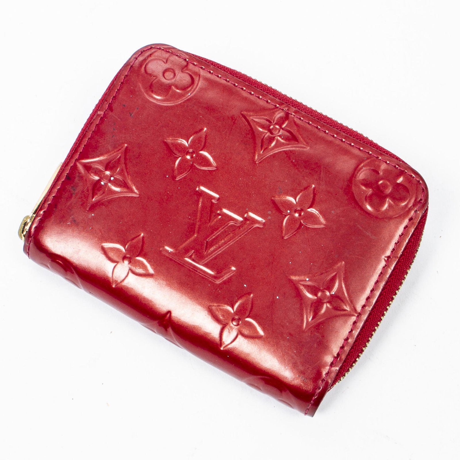 LOUIS VUITTON 'ZIPPY' POMME D'AMOUR COIN PURSE (1 of 3)