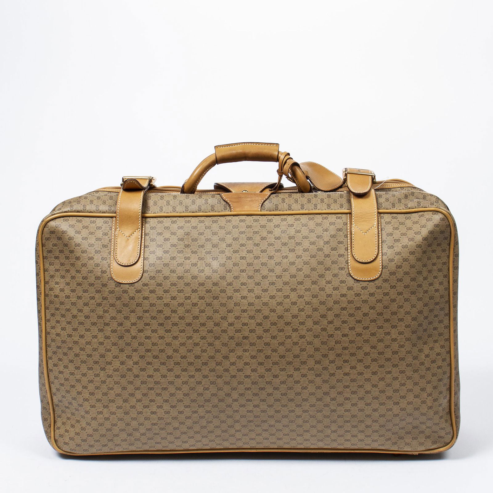 VINTAGE GUCCI MEN'S MONOGRAMED SUITCASE (1 of 6)
