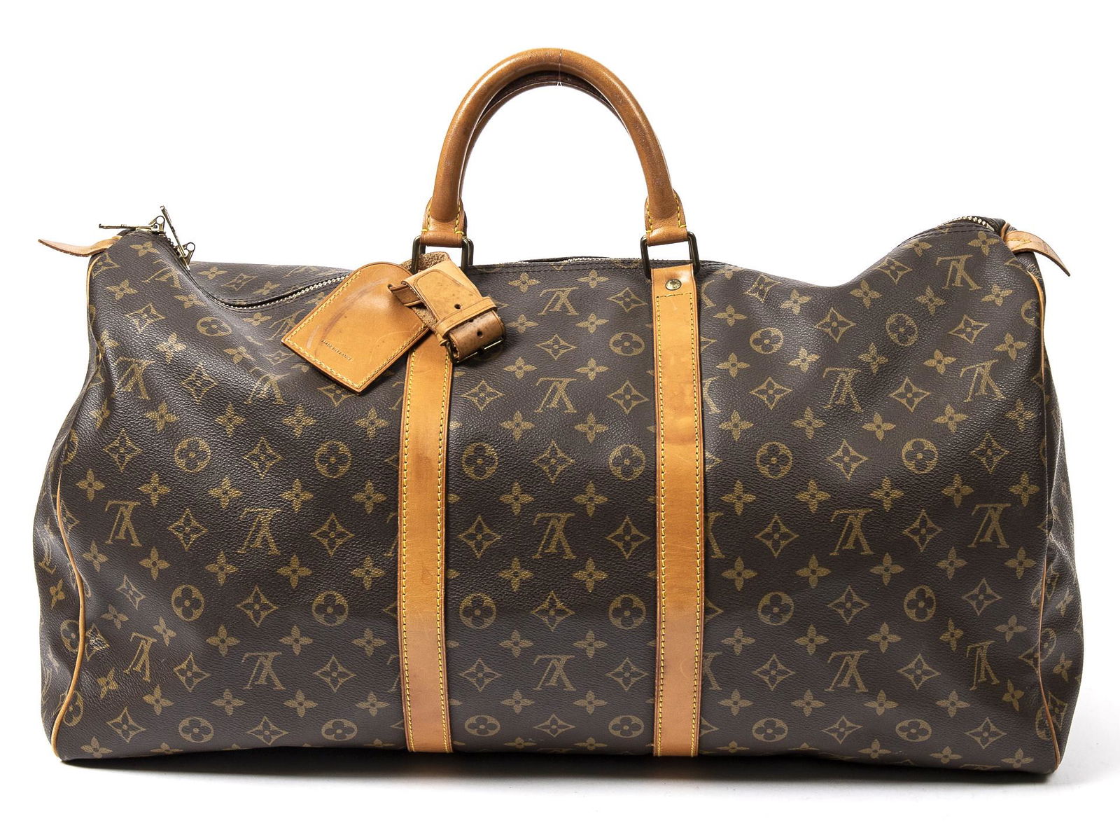 LOUIS VUITTON 'KEEPALL 55' MONOGRAM DUFFLE BAG (1 of 10)