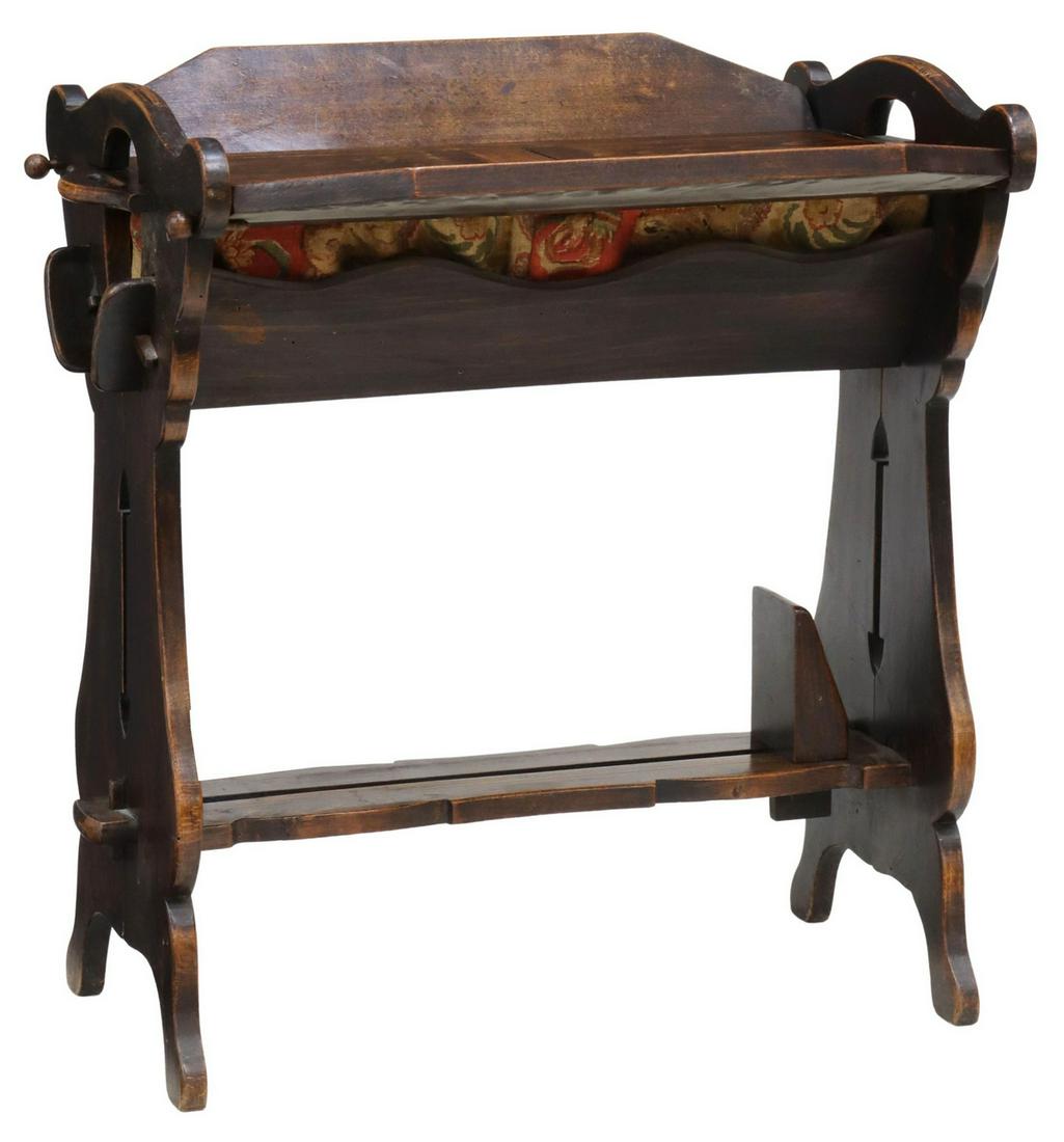 FRENCH PROVINCIAL WALNUT SEWING TABLE (1 of 5)