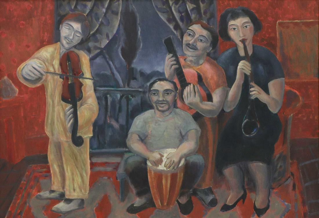 LUIS CASTELLANOS VALUI (MX., B.1955) MUSICIANS (1 of 4)