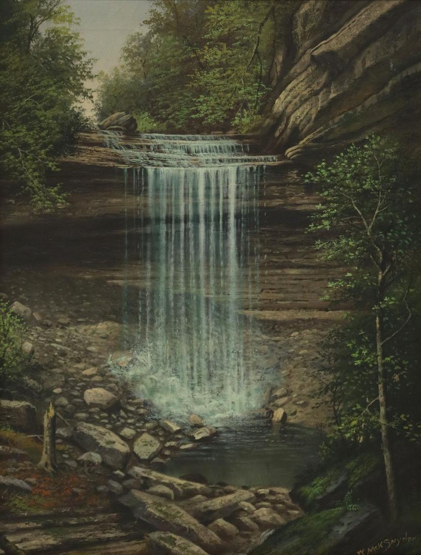 WILLIAM McKENDREE SNYDER (D.1930) WATERFALL (1 of 4)