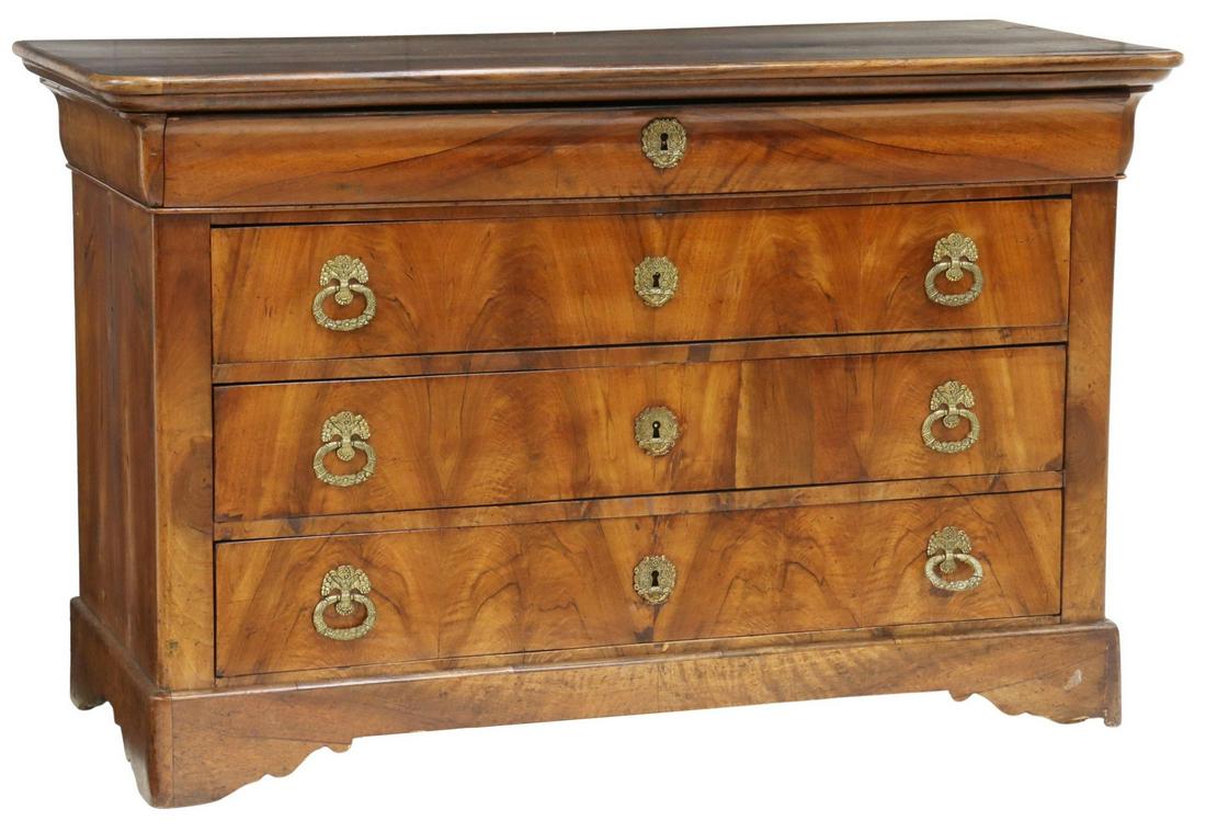 FRENCH CHARLES X PERIOD FIGURED COMMODE (1 of 5)