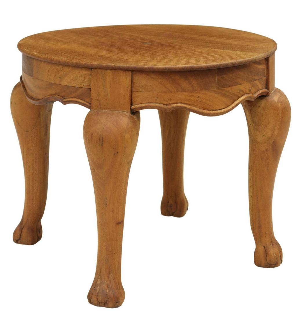 ASIAN CARVED HARDWOOD OCCASIONAL TABLE (1 of 4)