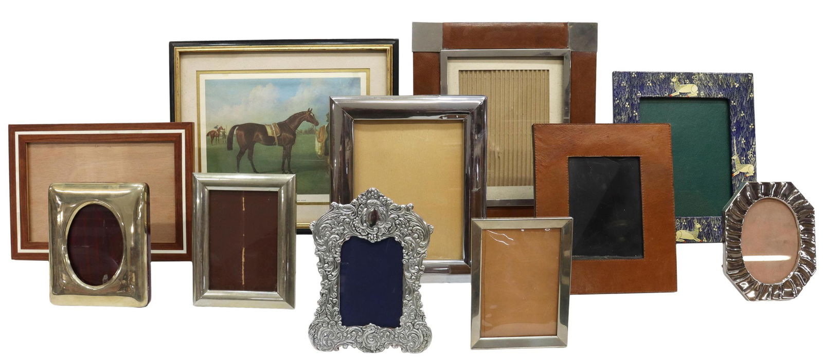 (11) DECORATIVE PICTURE FRAMES & EQUESTRIAN PRINT (1 of 5)