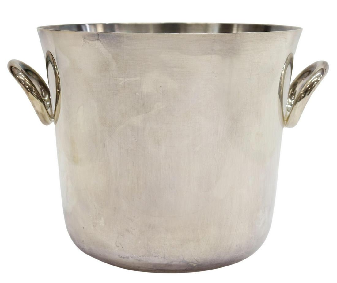 CHRISTOFLE 'VERTIGO' SILVERPLATE CHAMPAGNE COOLER (1 of 4)