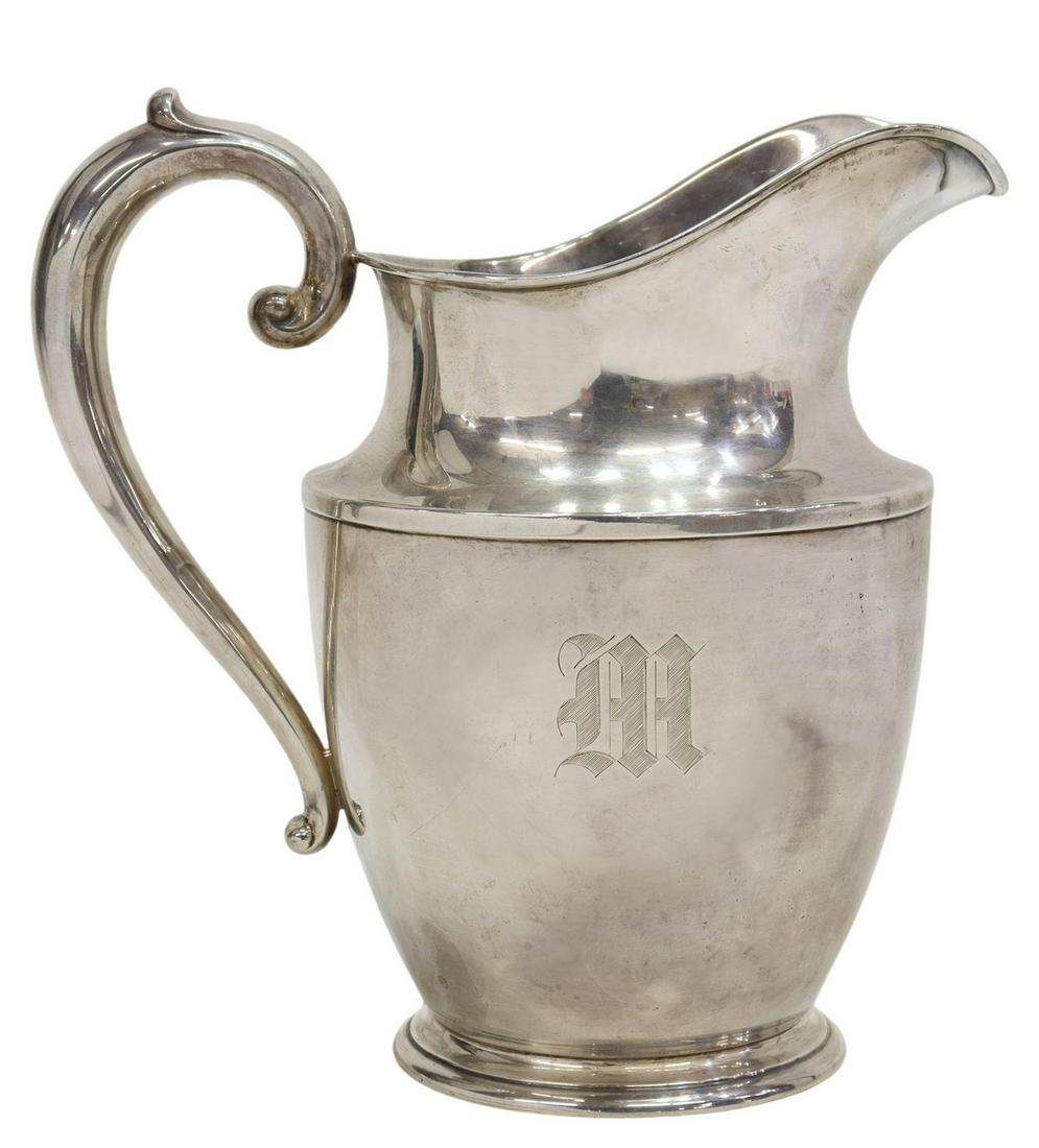 AMERICAN WALLACE STERLING SILVER WATER PITCHER (1 of 3)
