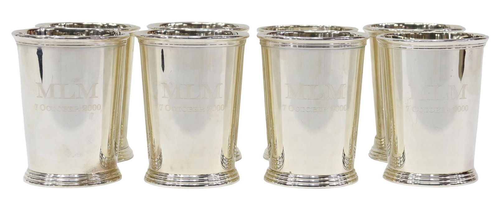(8) AMERICAN SALISBURY STERLING SILVER JULEP CUPS (1 of 4)