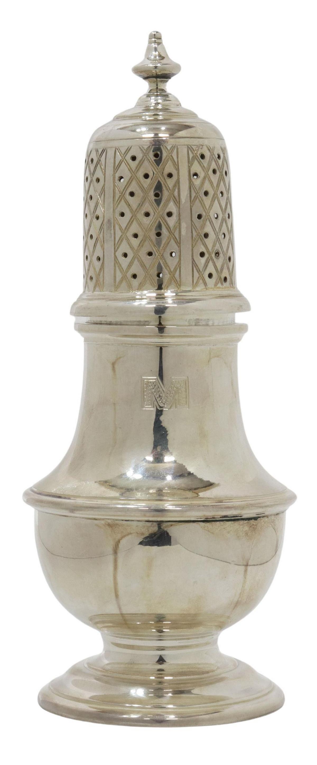 ENGLISH CJ VANDER STERLING SUGAR CASTER MUFFINEER (1 of 4)