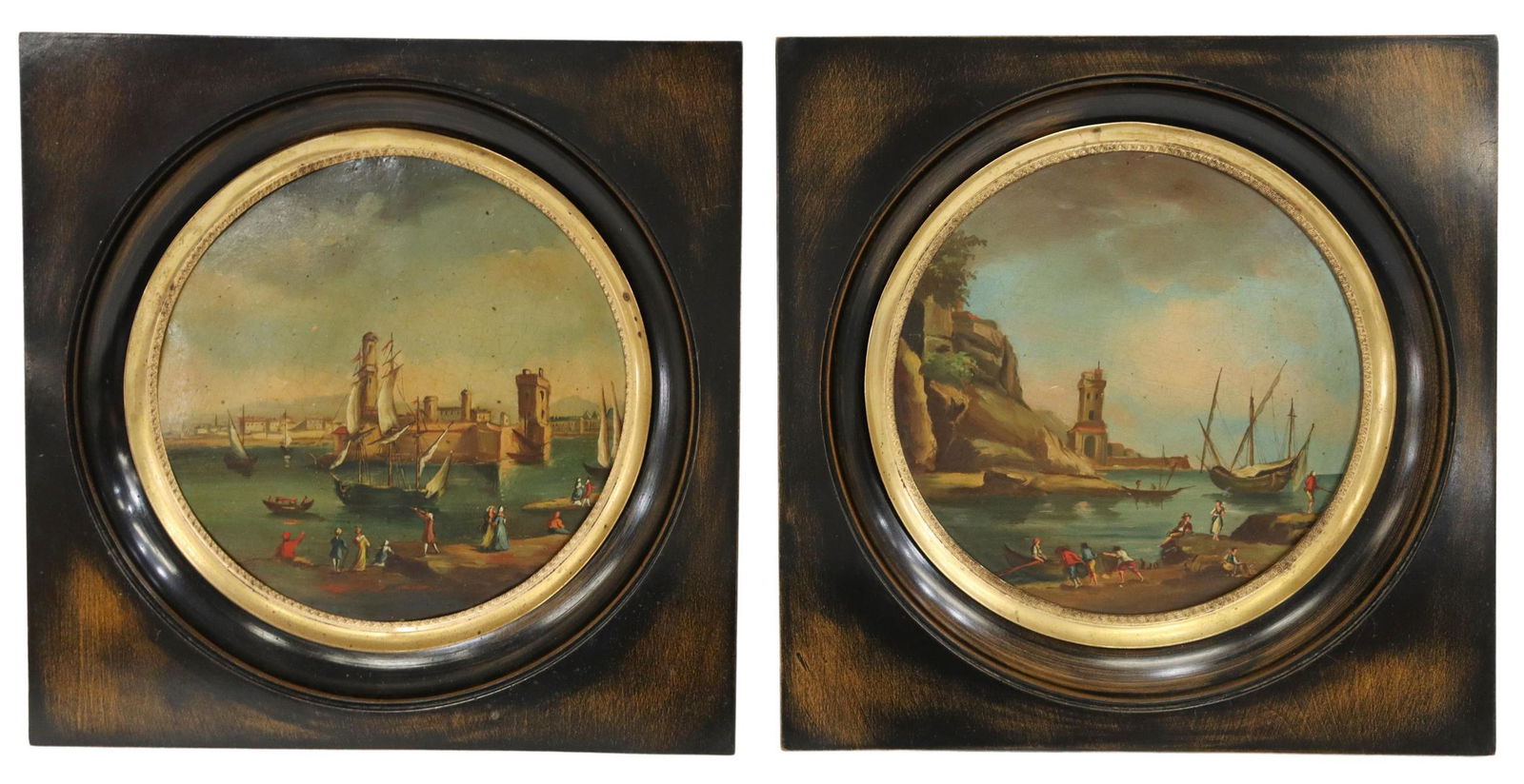 (2) DUTCH FRAMED OIL ON COPPER LANDSCAPE PAINTINGS (1 of 4)